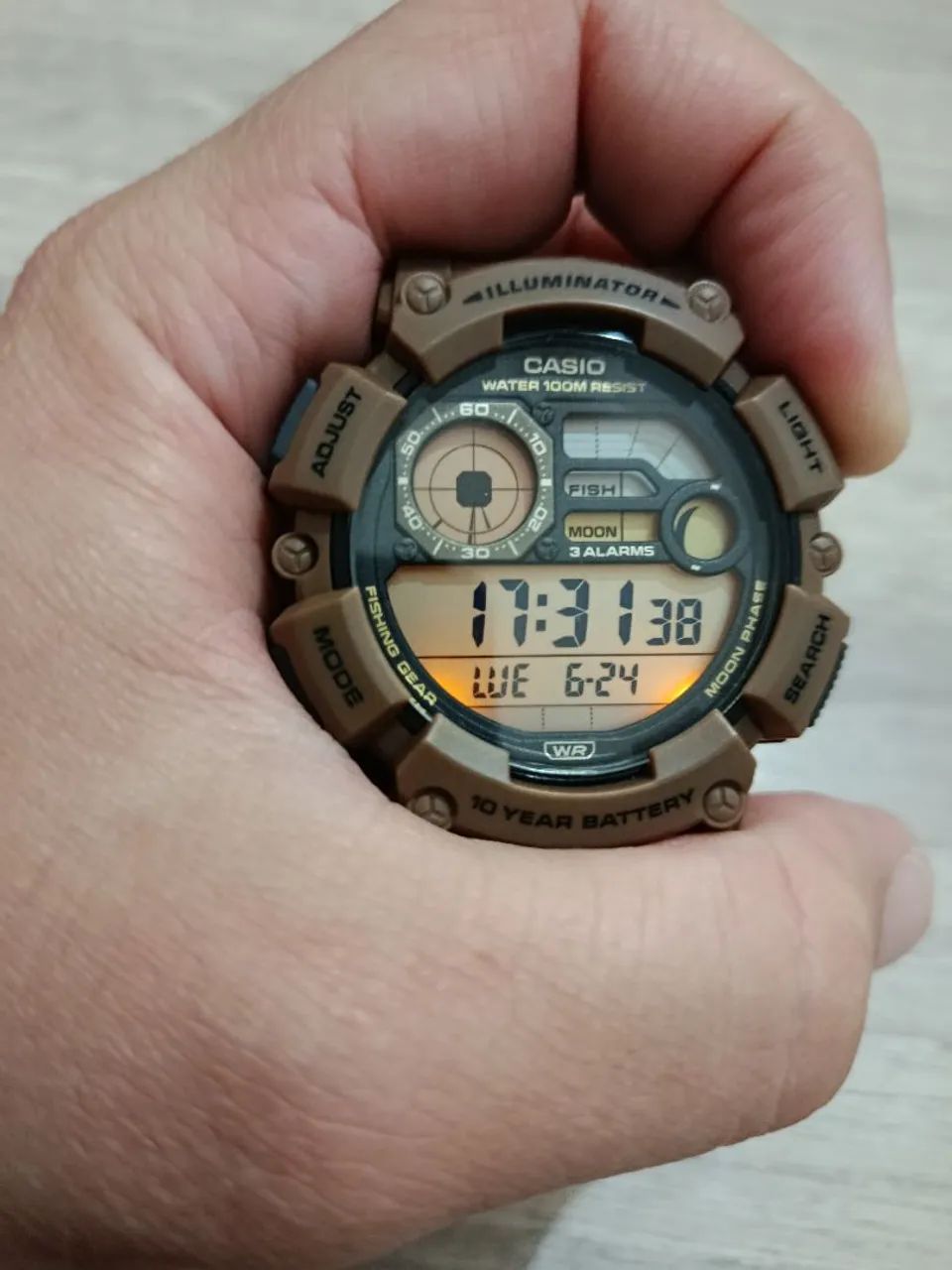 Relógio Casio Illuminator WS-1500H - Perfeito! - Foto 2