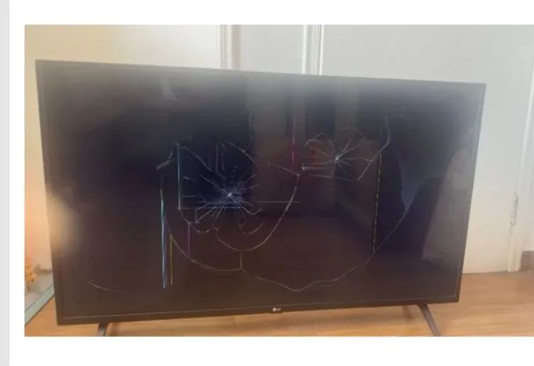 TV LG 43UN7300PSC para retirada de peças  - Foto 4