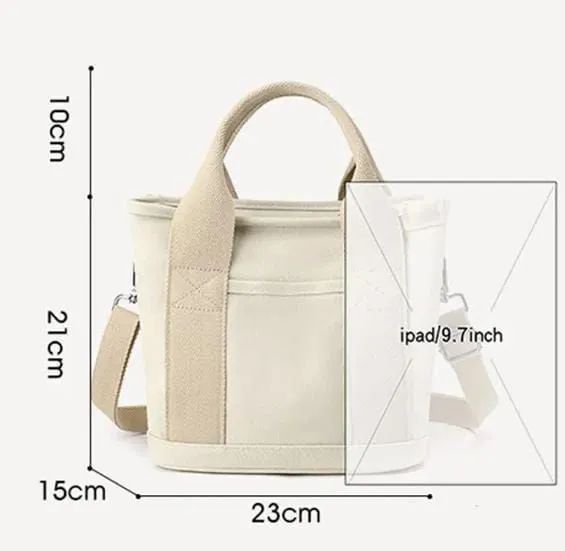Bolsa Transversal em Lona Grossa Premium- Azul - Foto 4