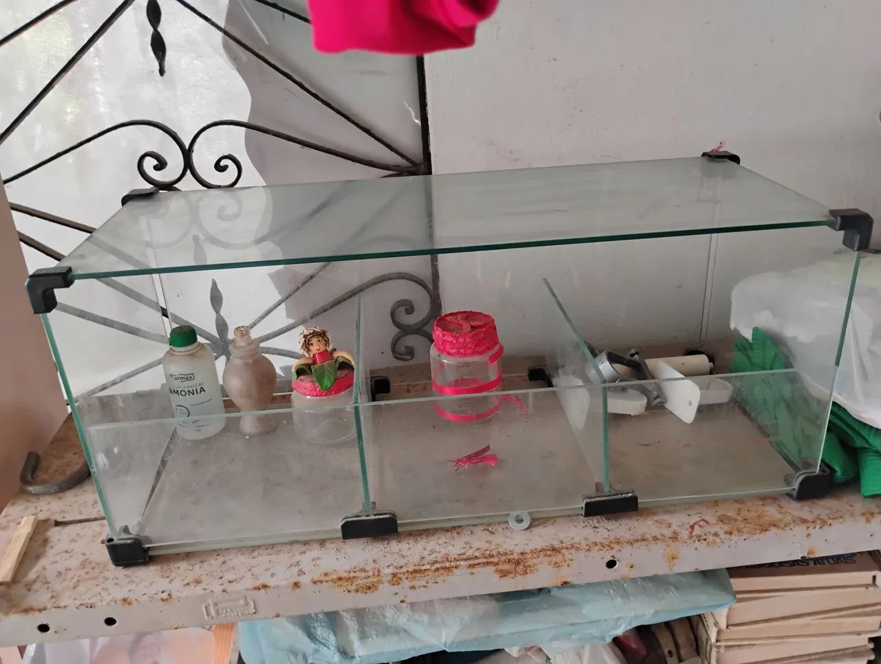 Vitrine de vidro 