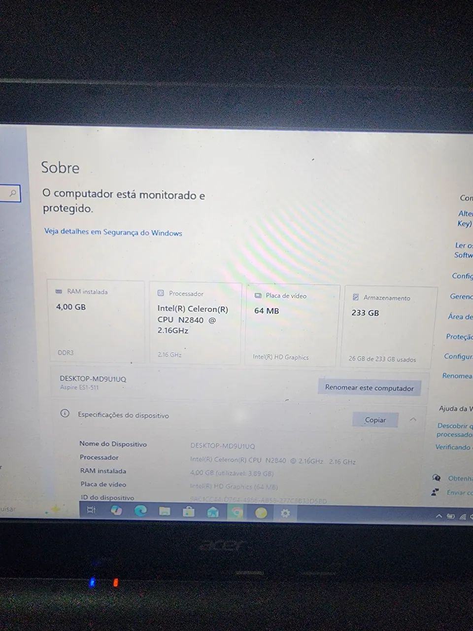 Notebook Acer ES1 511 - Foto 3