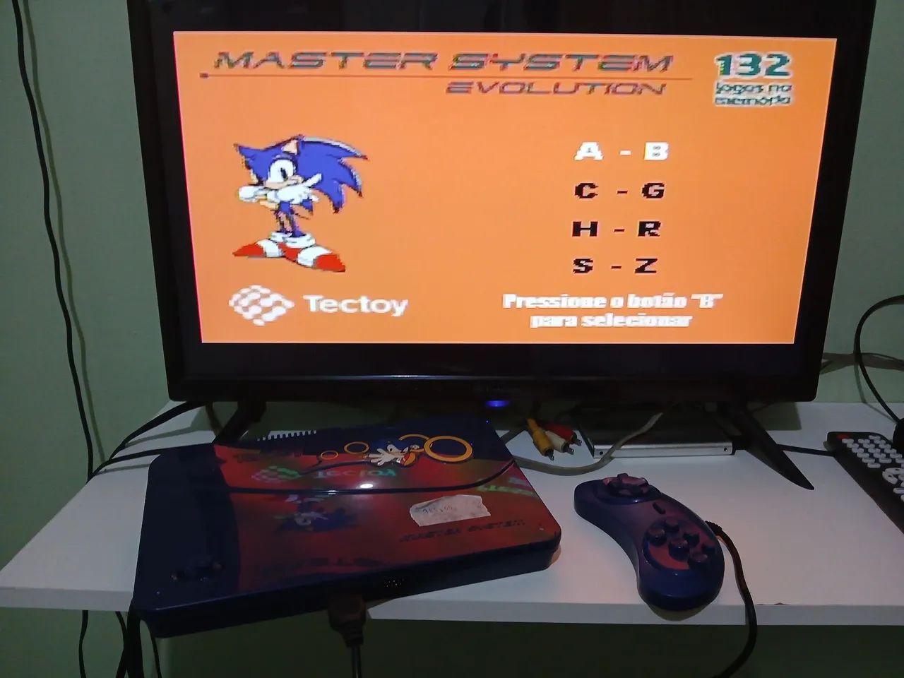 Console Sega Master System Evolution com 132 Jogos + Controle e Acessórios - Foto 2