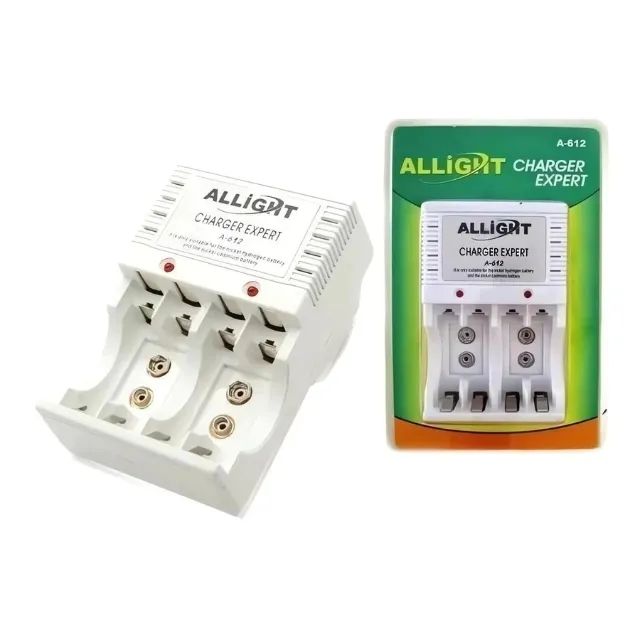 Carregador de Pilhas AA, AAA e 9V