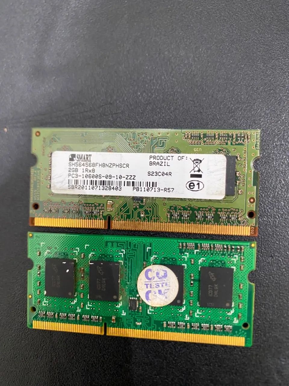 Memoria RAM 2GB DDR3 Notebook 2x