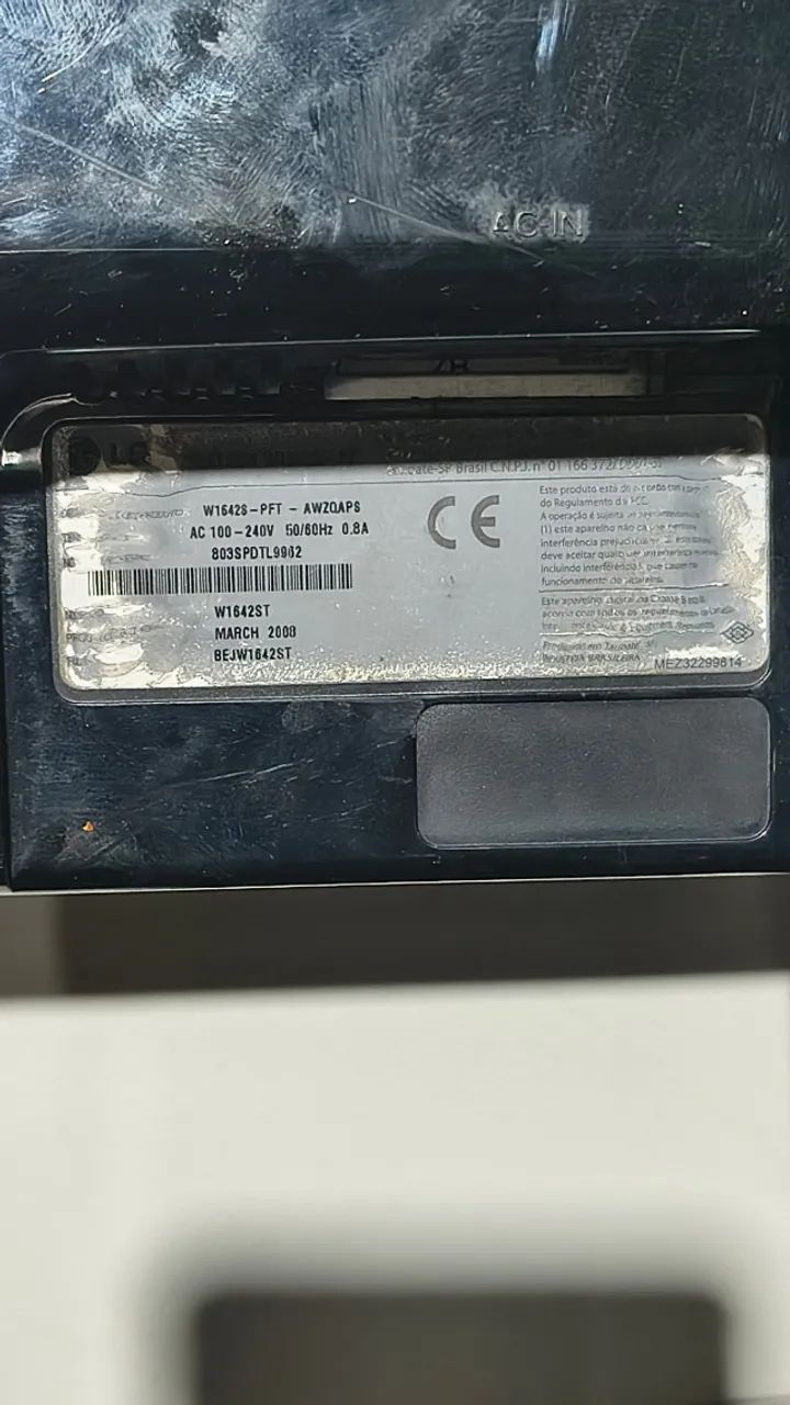 LG Flatron W1642S (ou modelo relacionado W1642S-PF de 15,6 polegadas) - Foto 4