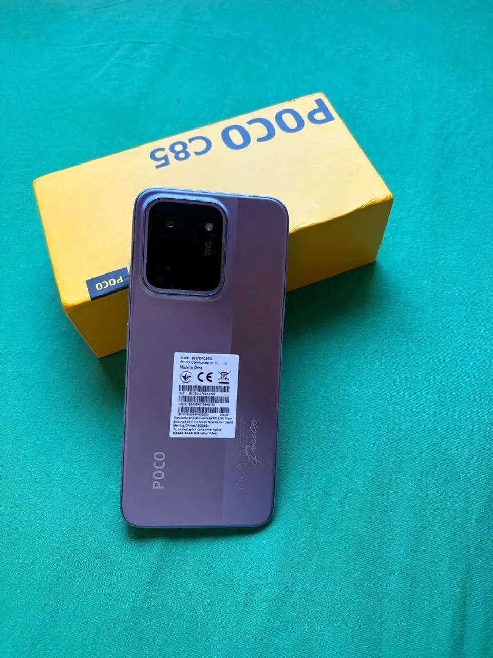 Poco c85  Roxo  Gb/256 RAM/8 - Foto 3