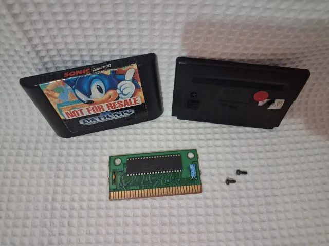 JOGO MEGA DRIVE SONIC 1 ORIGINAL NOT FOR RESALE - Foto 2