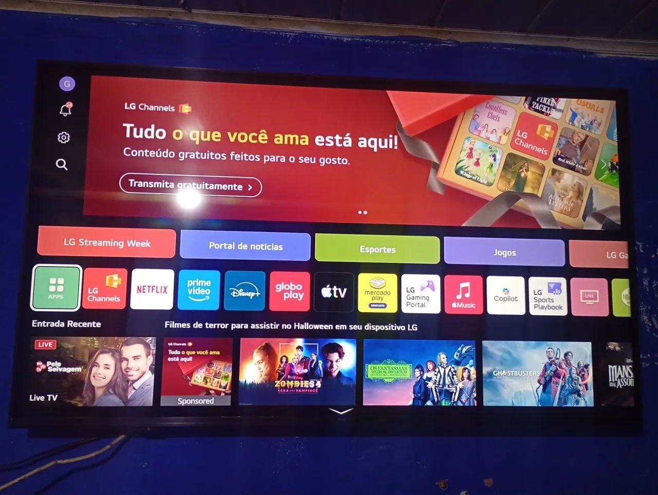 Tv Smart LG 50 POLEGADAS SEMINOVA NA CAIXA - Foto 5