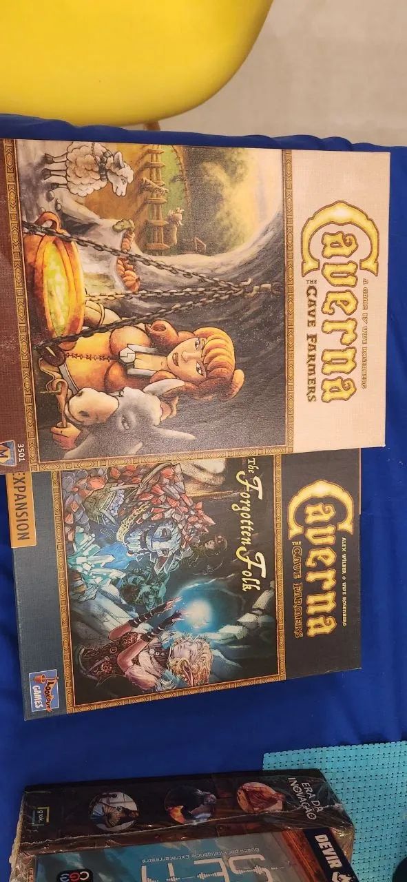 Boardgame Jogo de tabuleiro (versão inglês) - Caverna + Expansão Povos Esquecidos + Insert