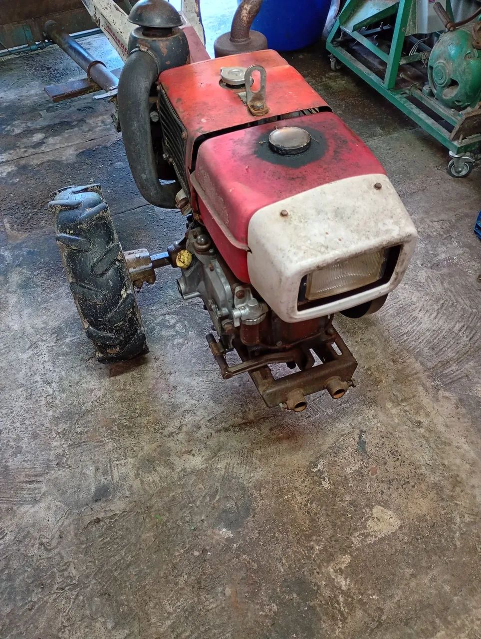 Micro trator yanmar tc14 com rotativa - Foto 2