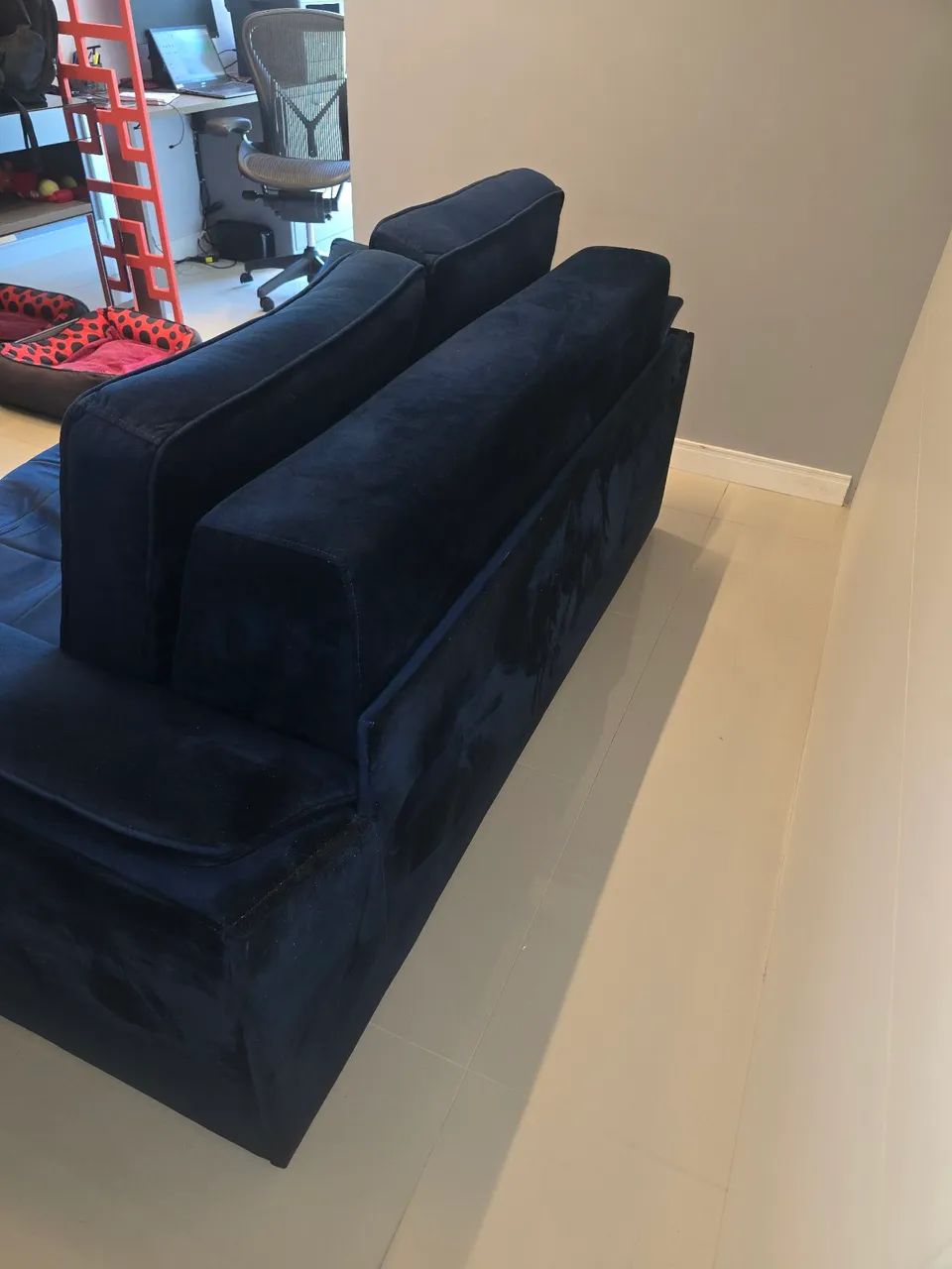 SOFA CAMA AZUL ROYAL - Foto 2