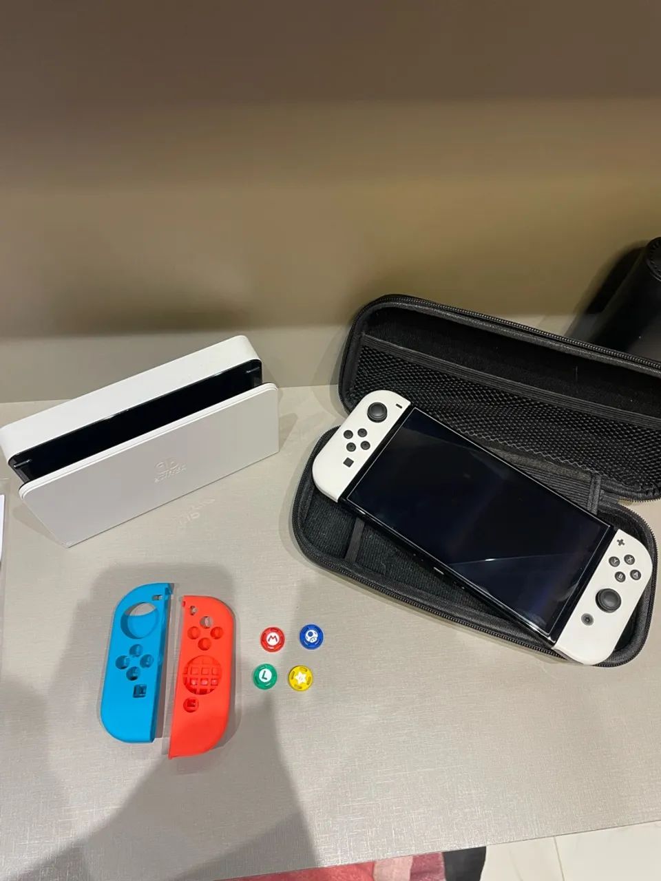 Console Switch Oled Branco + 3 Meses De Assinatura Nintendo - Foto 3