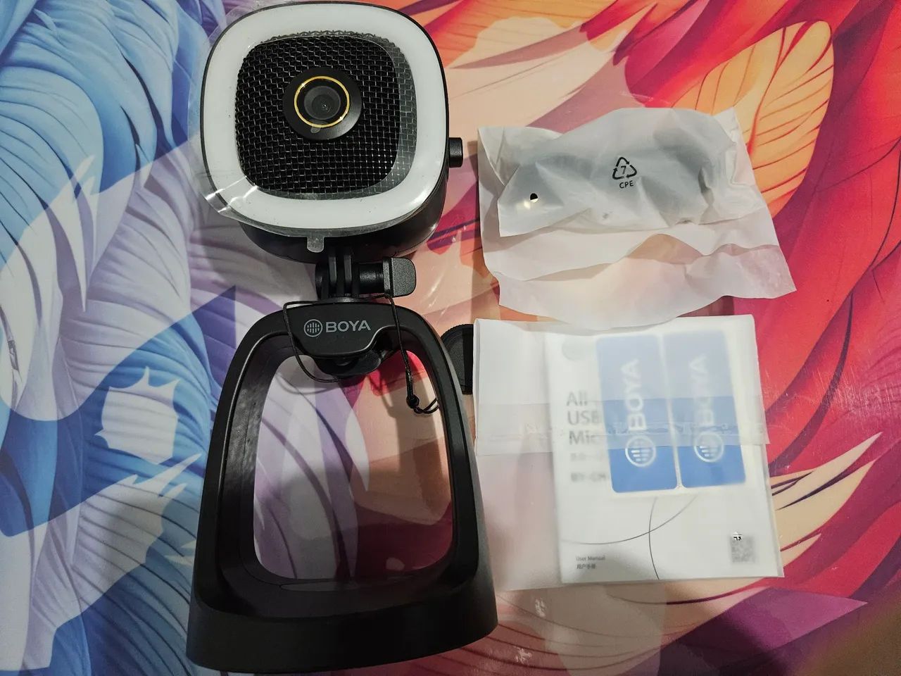 Microfone + webcam 4k integrada boya BY-CM6B  - Foto 4