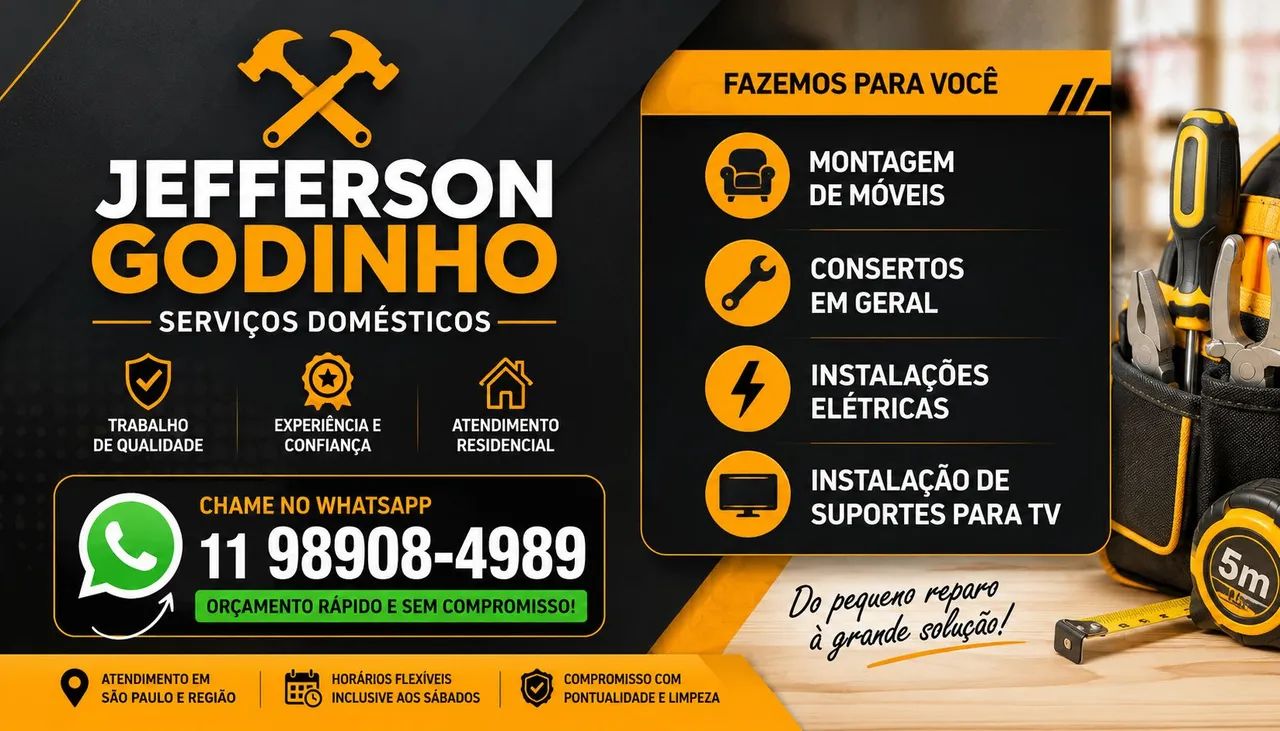 Manutenção e montagem de móveis 