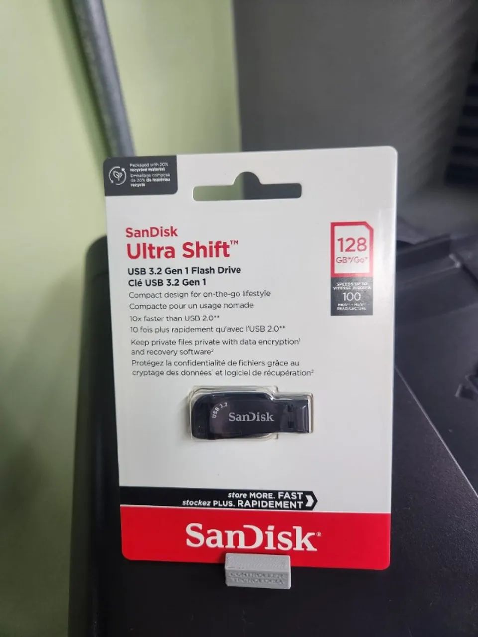 PENDRIVE SANDISK 128GB ULTRA SHIFT 3.0