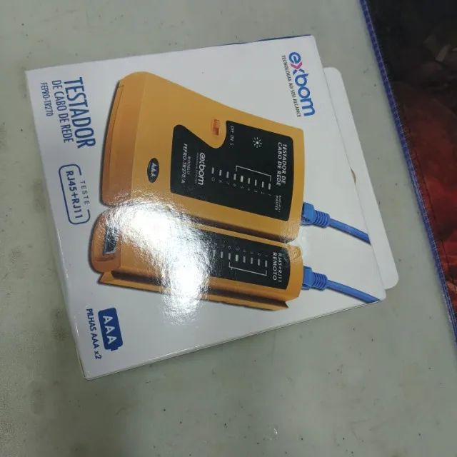 chave teste voltagem e teste rj 45 rede e telefonia - Foto 2