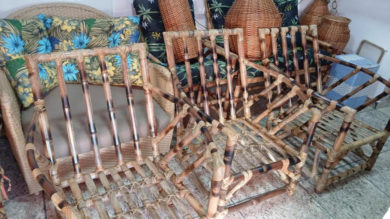 Moveis em vime ,e bambu  - Foto 4