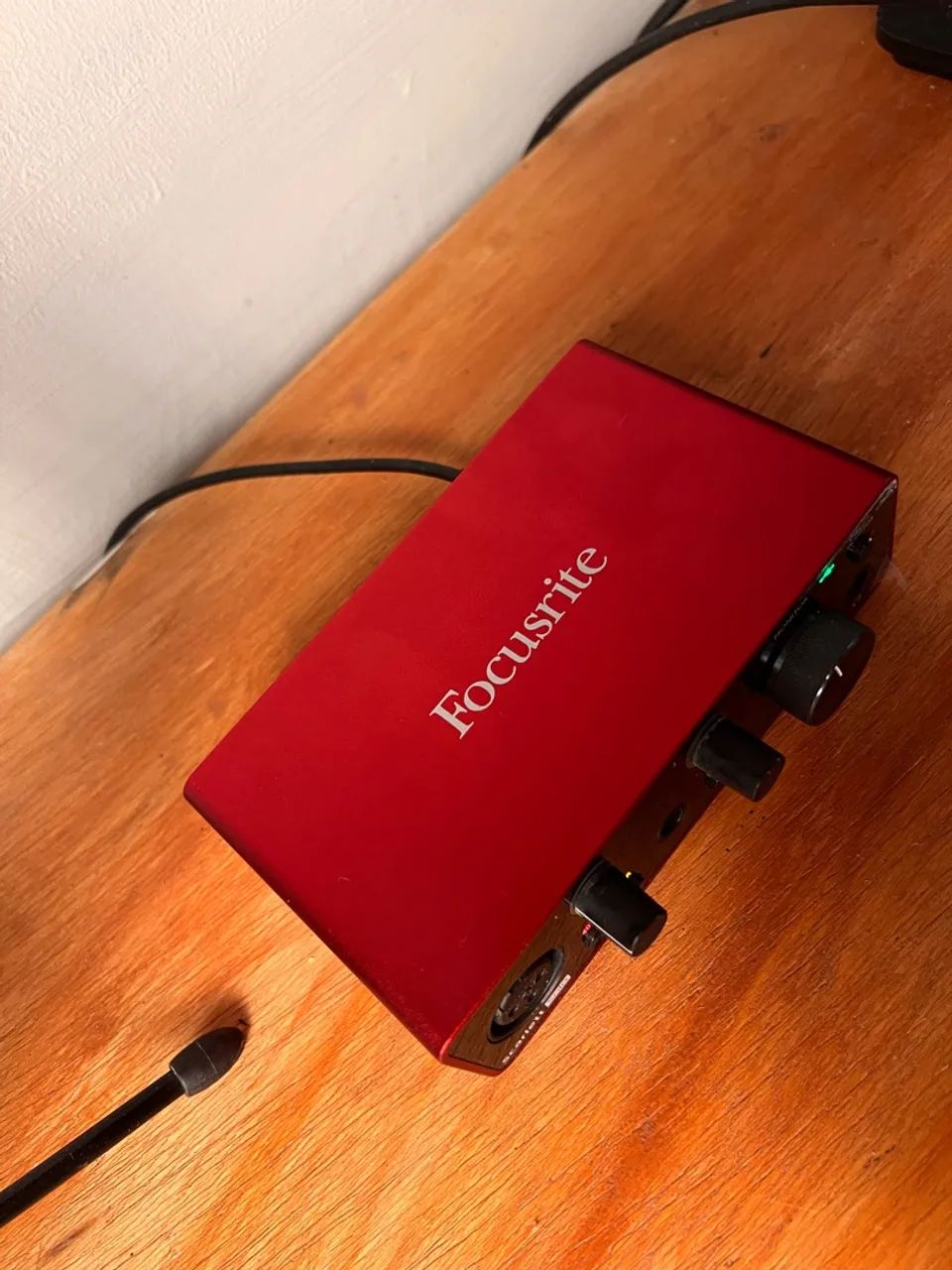 Placa de áudio/ interface Focusrite Scarlett solo  - Foto 5