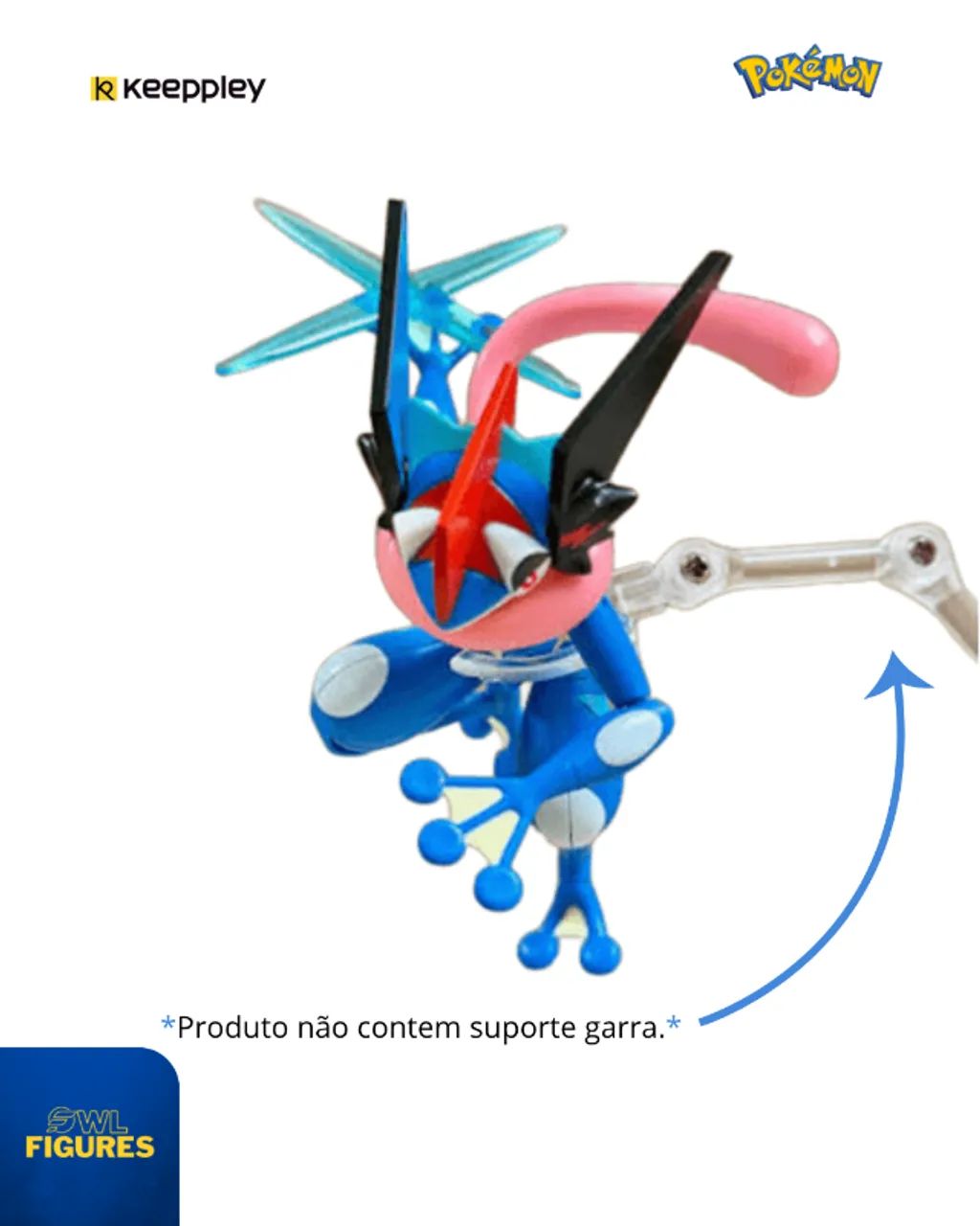 Pokémon Greninja - ASh Figura De Ação Blokees - Foto 3