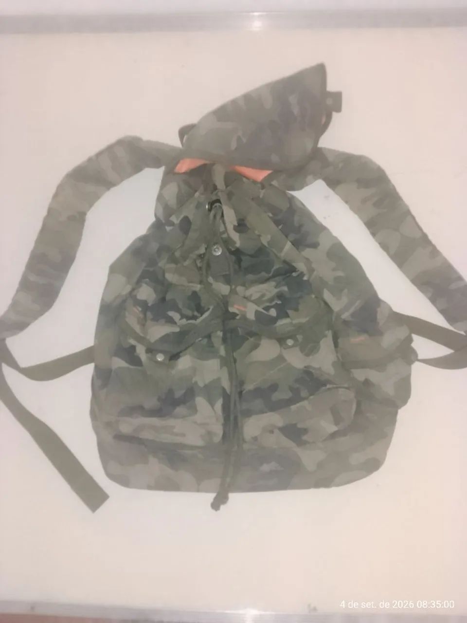 Mochila camuflada 