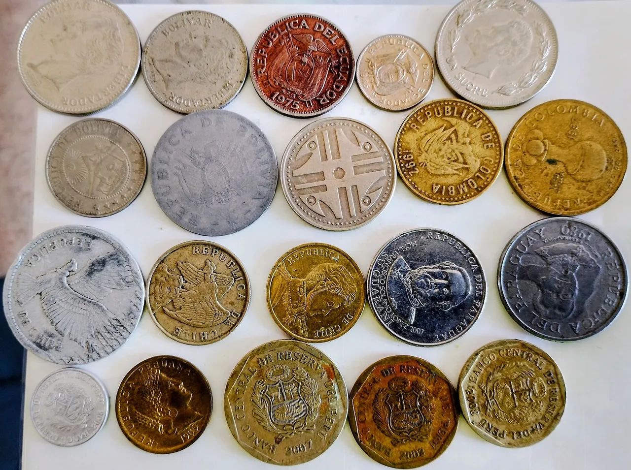 20 moedas - América do Sul  - Foto 2