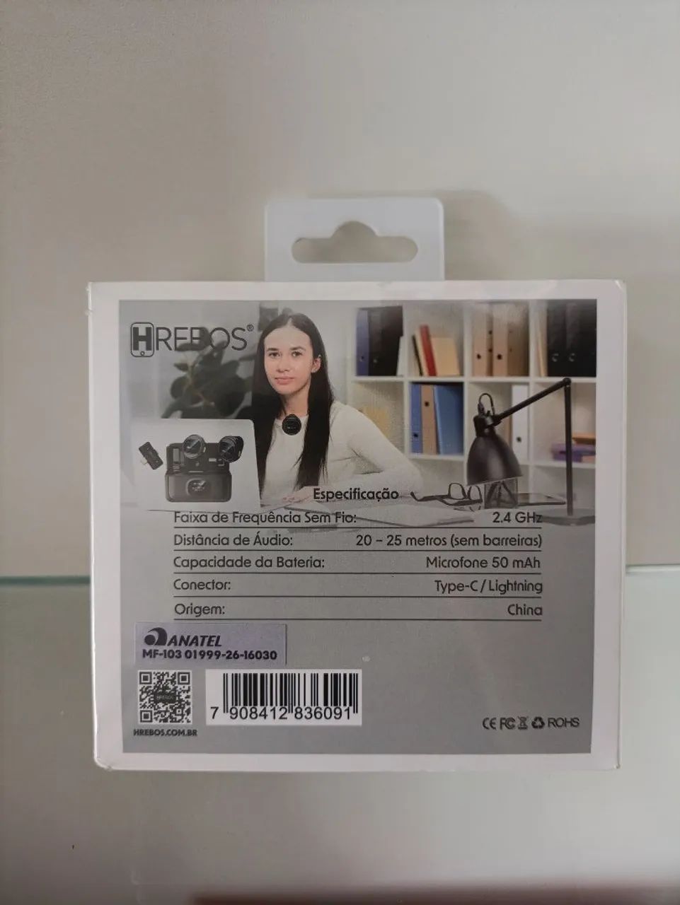 Microfone de lapela MF 103 hrebos - Foto 3