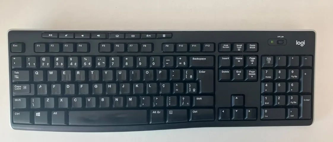 Teclado sem fio Logitech K270 Conexão USB e Layout ABNT2 - Foto 3