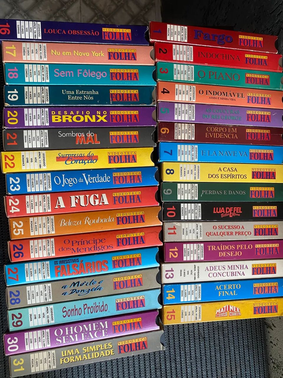 Coleç ão completa VHS Folha - Foto 2
