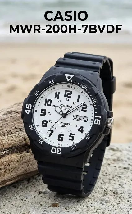 Relógio Casio MRW200H Series analógico com data - Foto 4