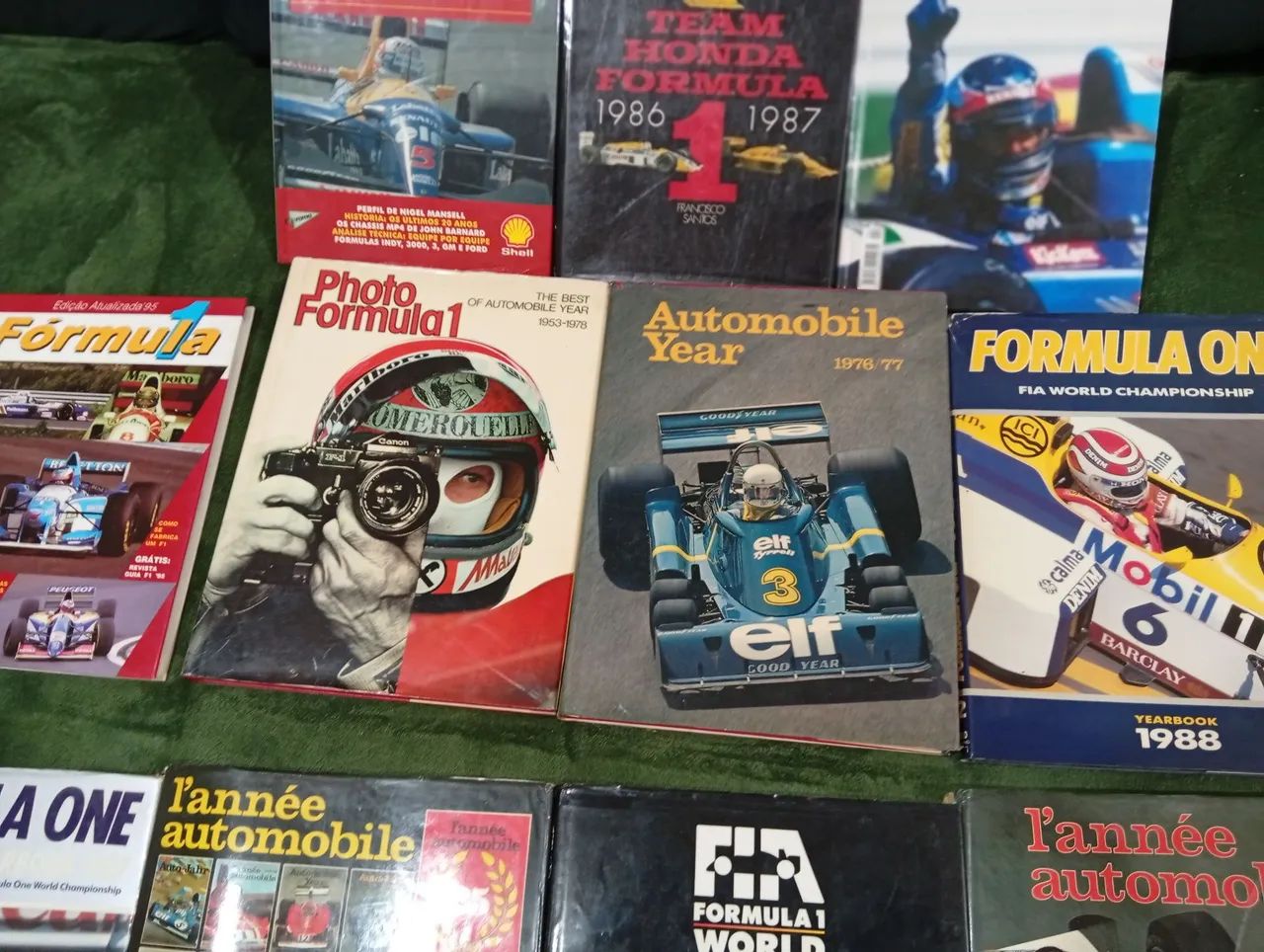 Livros da formula 1
