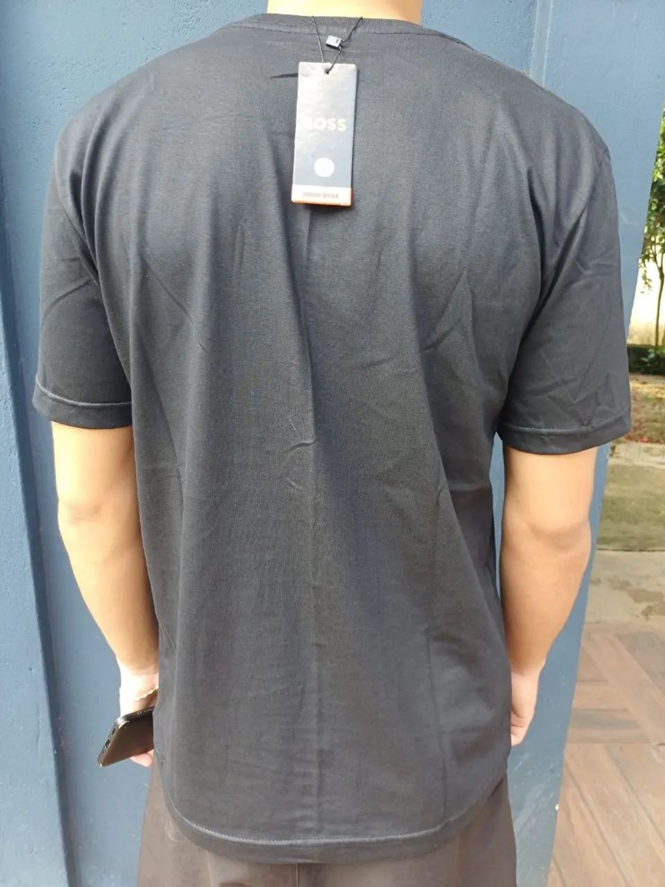 CAMISA PRETA HUGO BOSS - Foto 3