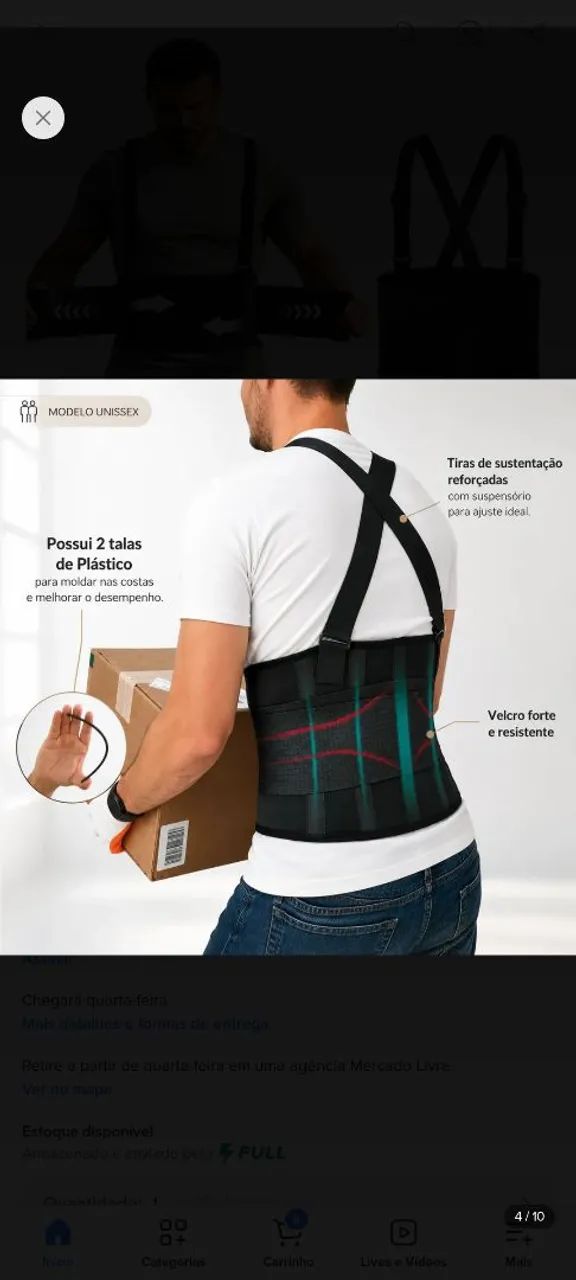 Cinta postural/entrego Tapanã 2  - Foto 4