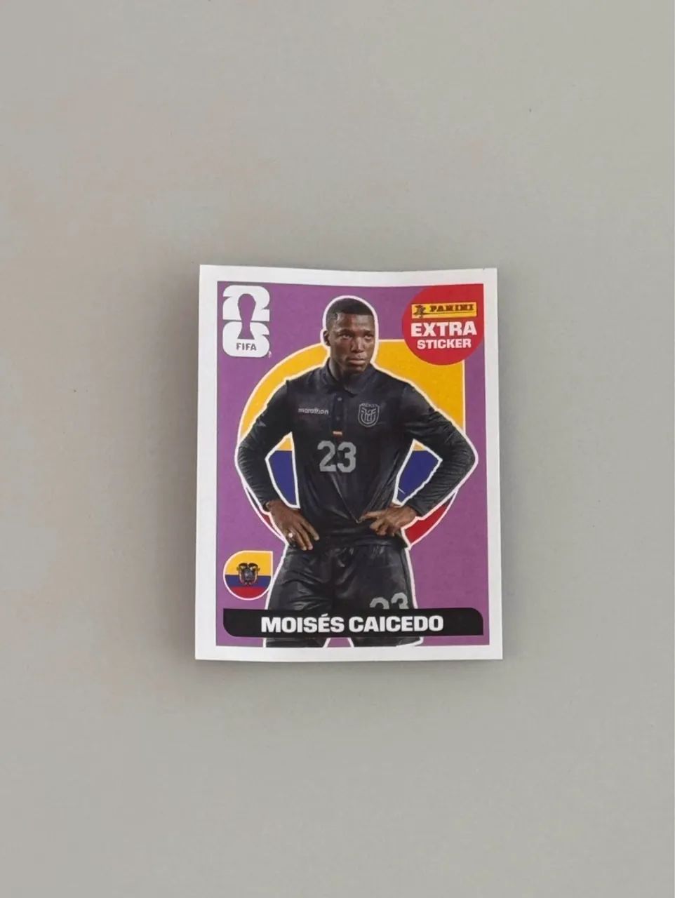 Figurinha Extra Legend Copa 2026 Moisés Caicedo Roxa Original