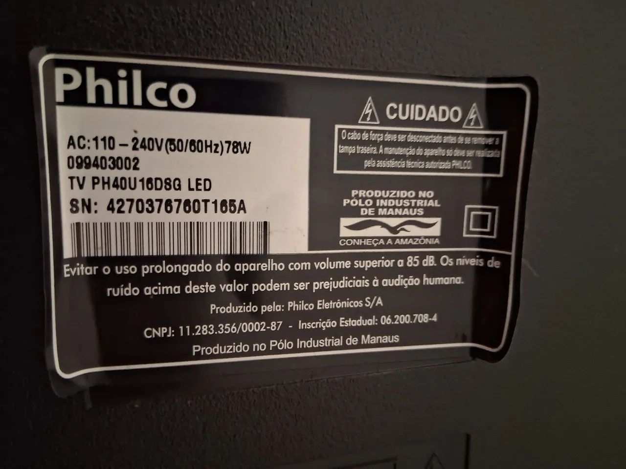 Tv philco 40 polegadas  - Foto 4