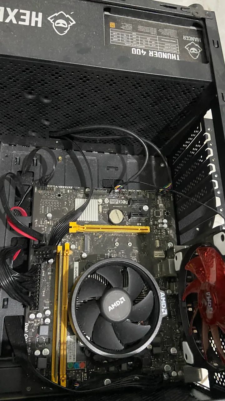 b450m placa mae pc gamer roda tudo