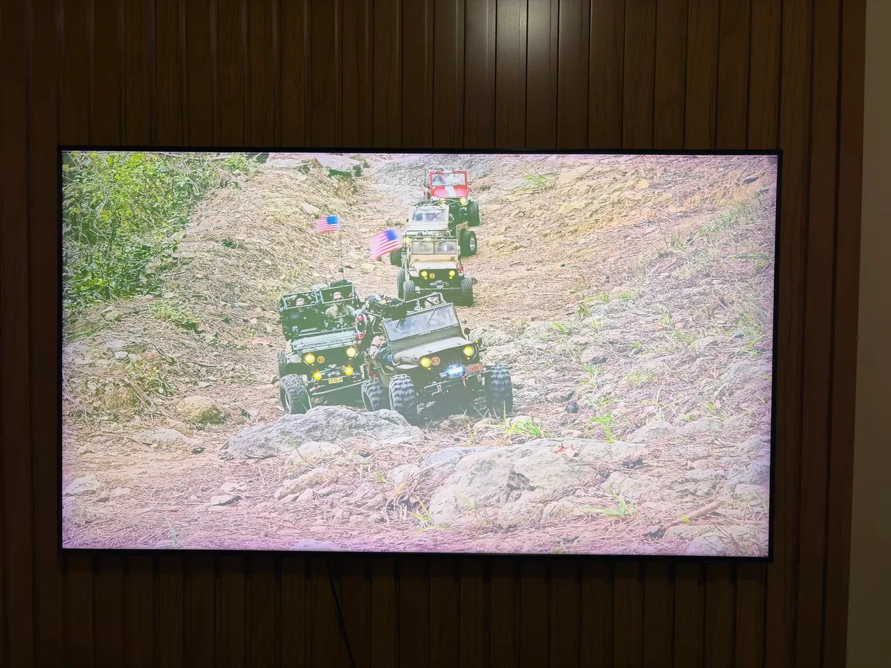 TV Samsung QLED Q70A 65 polegadas com defeito na tela - Foto 3