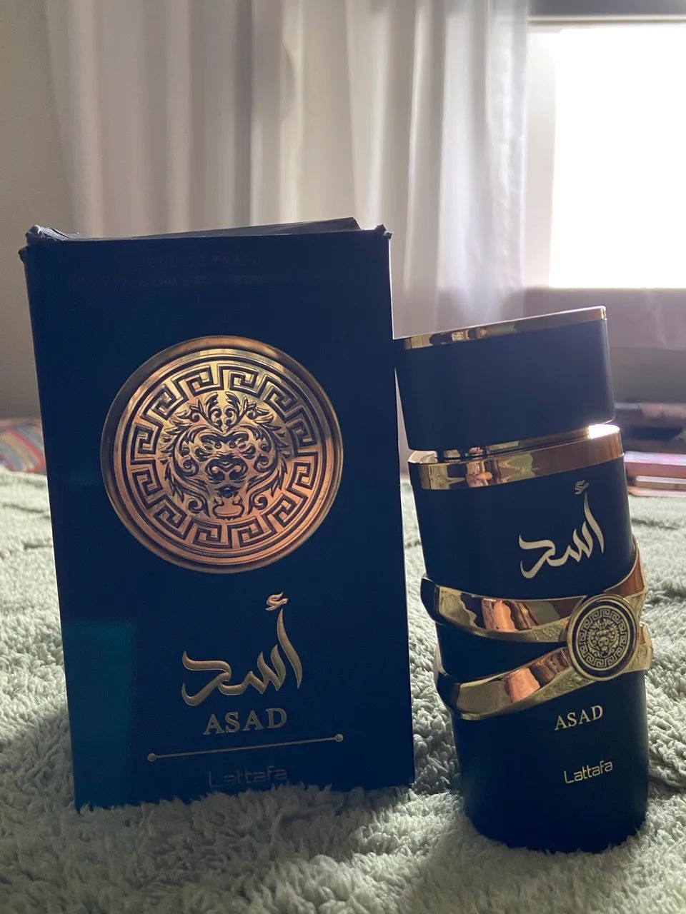 Frasco de perfume árabe asad lataffa vazio com caixa - Foto 3