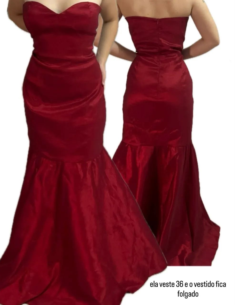 Vestido de festa vermelho  - Foto 4