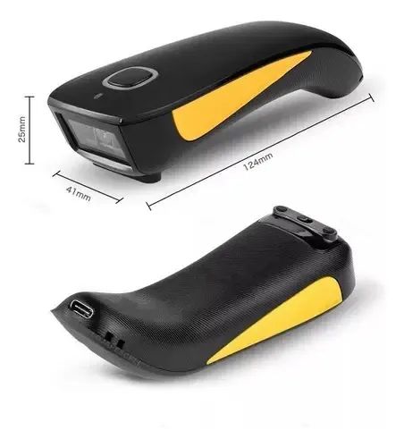 Leitor Código Barras Bolso Code Bluetooth 1d E 2d Qr Code Preto - Foto 4