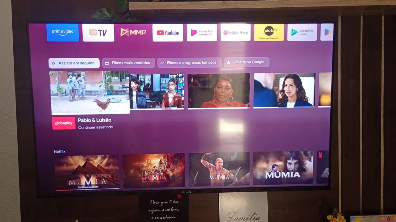 Smart TV Aiwa 50 polegadas - Perfeito Estado (Motivo: Mudança) - Foto 3