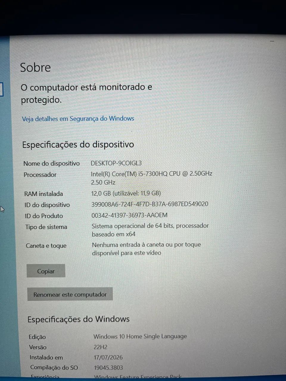 Notebook ace nitro 5 An515-51-50u2 - Foto 2
