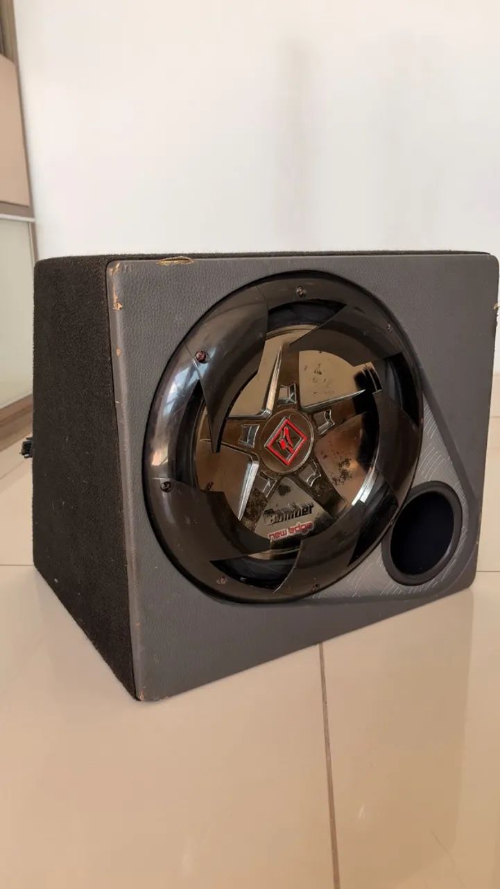 Caixa Subwoofer e Módulo Amplificador - Foto 2