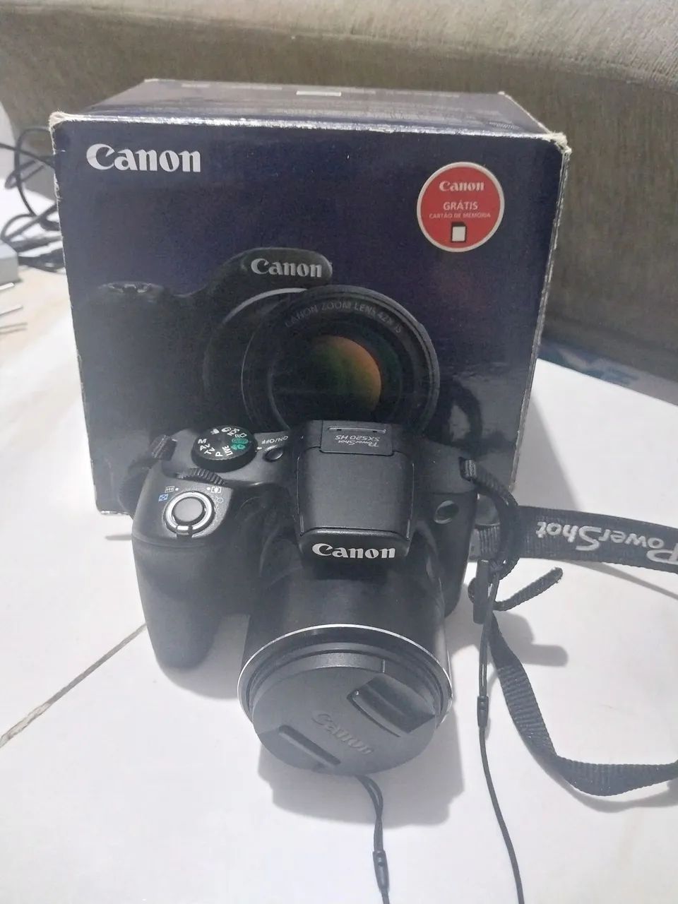 Câmera Canon Power shot sx520hs - Foto 3