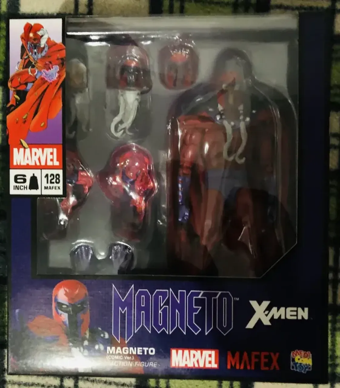 Figura de ação Mafex No.179 Magneto (Original Comic Ver.) X-Men