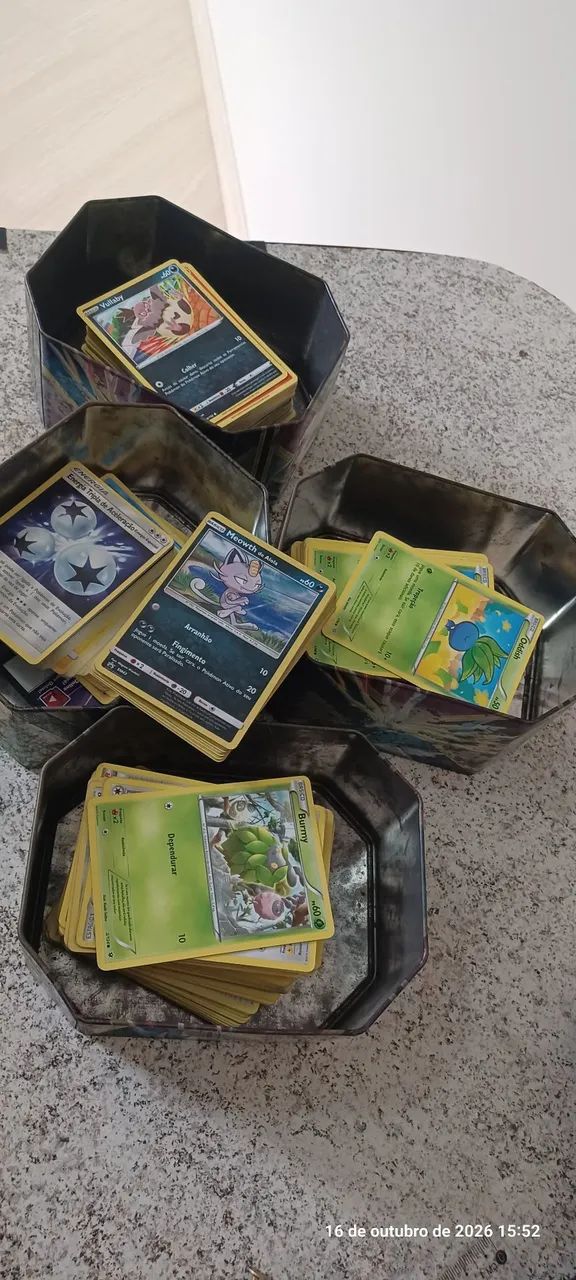 Cartas pokémon - várias 