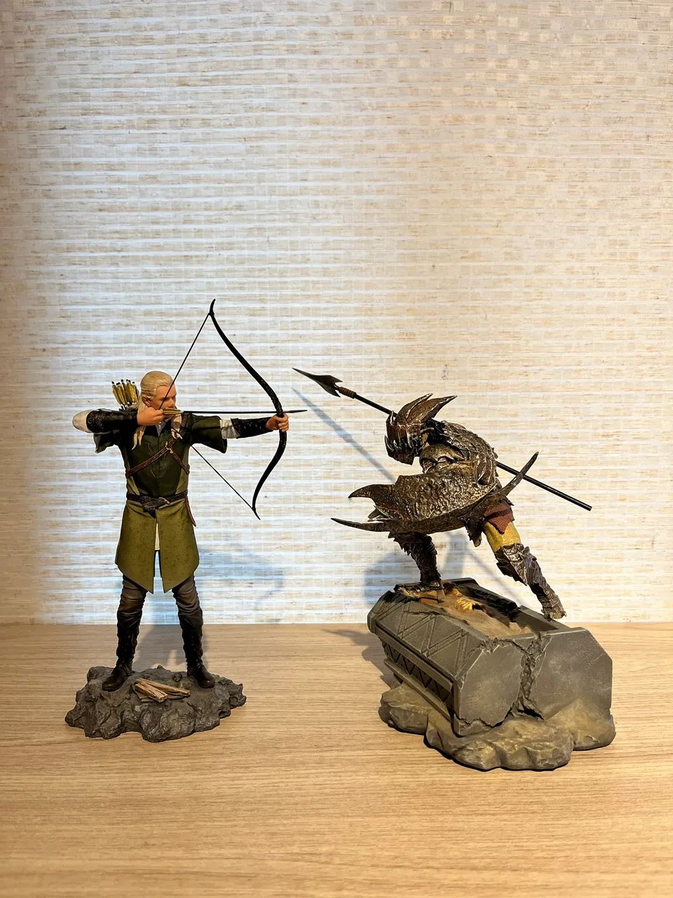 Legolas e Orc Amored Lotr Iron Studios 1/10 DETALHES - Foto 2