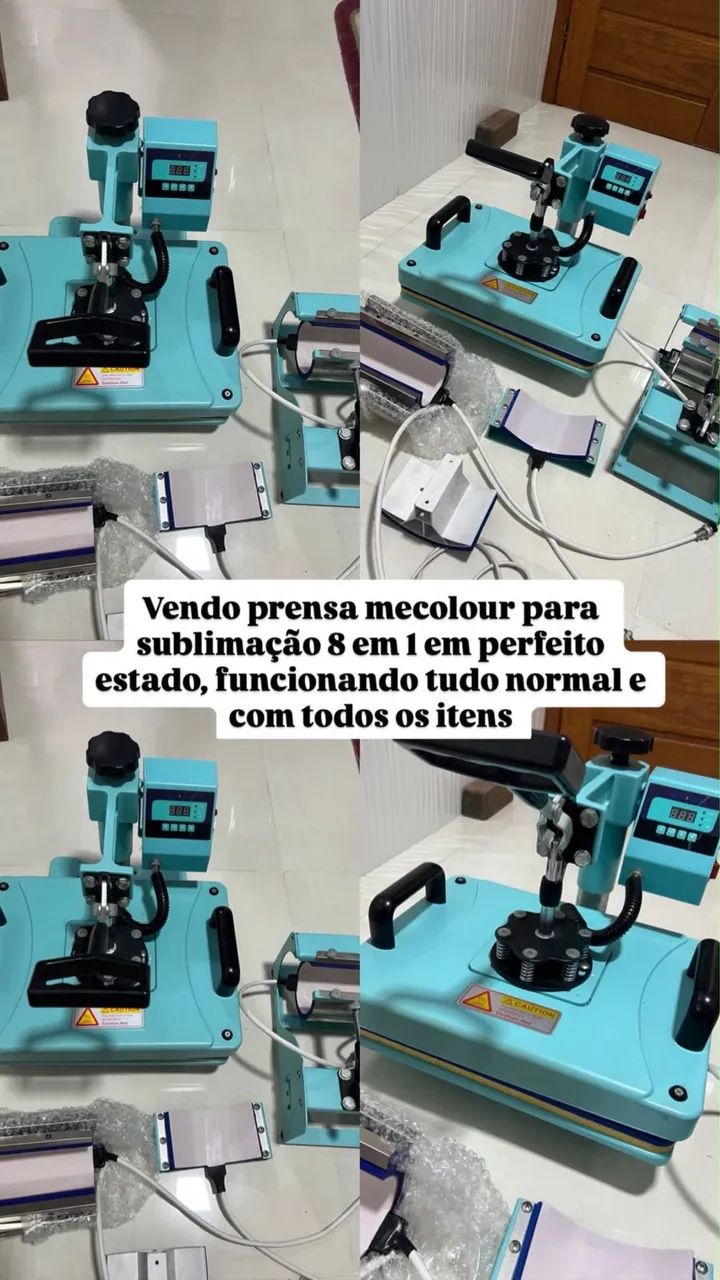 Prensa para estampa de sublimação 
