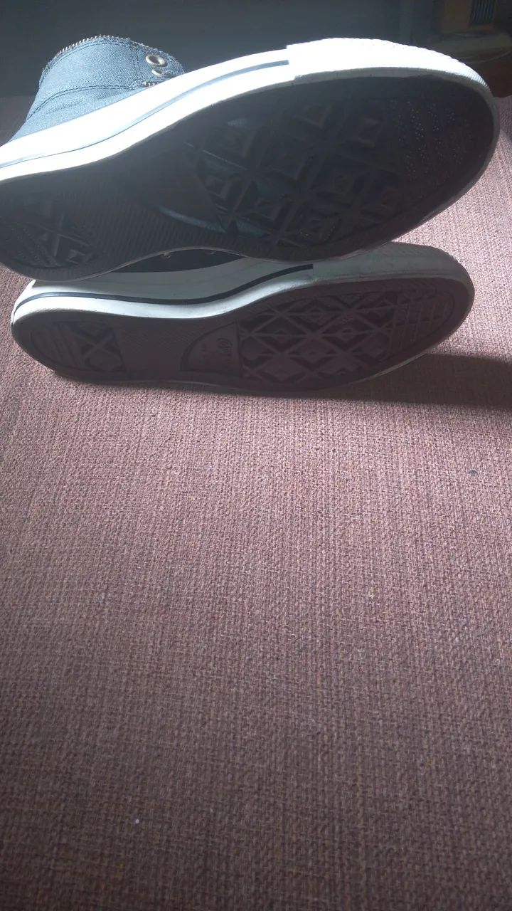 Tenis  converse All star com siper preto n:38. - Foto 5