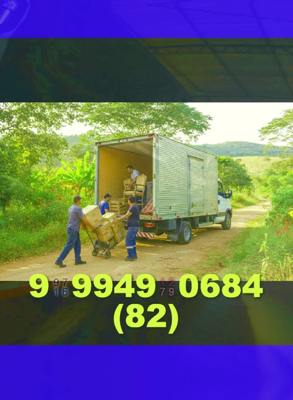 Frete ]= com Ajudantes @: Transporte Seguro de Cargas
