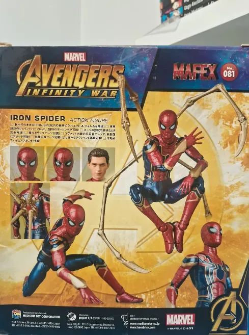 Boneco Mafex No.081 Aranha de Ferro - Foto 2
